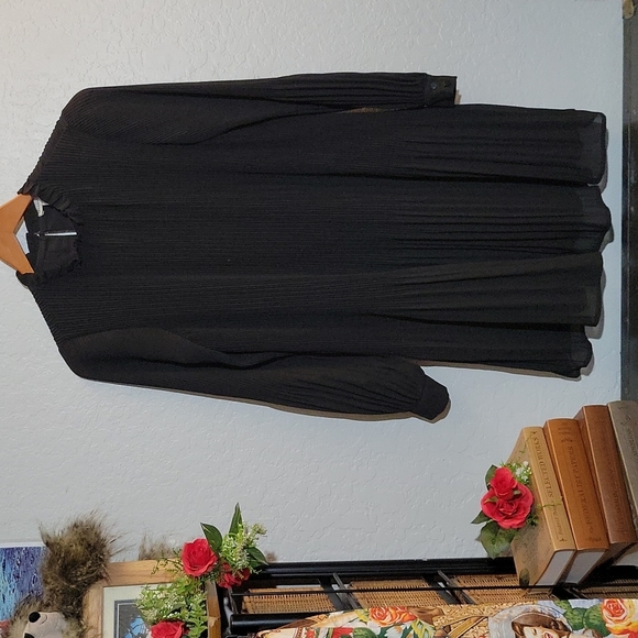 WAREHOUSE Pleated Shirt Dress US 4 - Picture 1 of 11